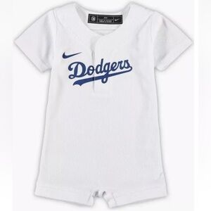 Nike Dodgers Jersey One Piece Romper - 12M